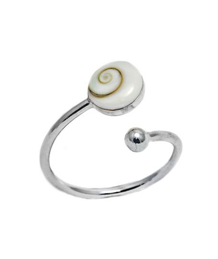 Ring Silver 925° "Eye of sea"