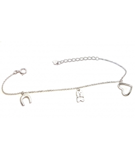 Bracelet Child Silver "Heart"