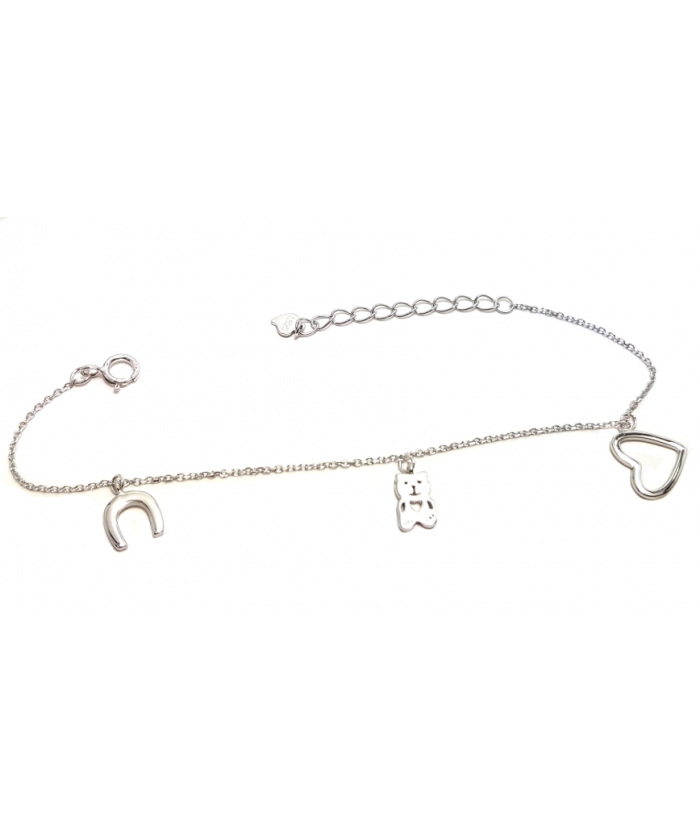 Bracelet Child Silver "Heart"
