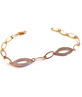 Bracelet Gold K14 'Ovalina'