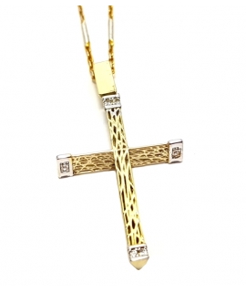 Cross gold K14