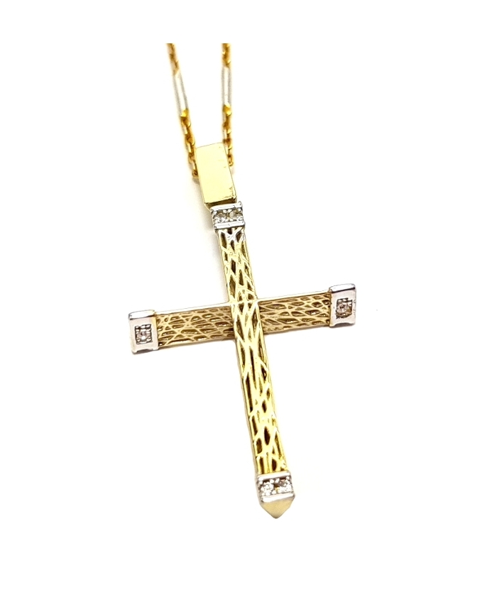 Cross gold K14