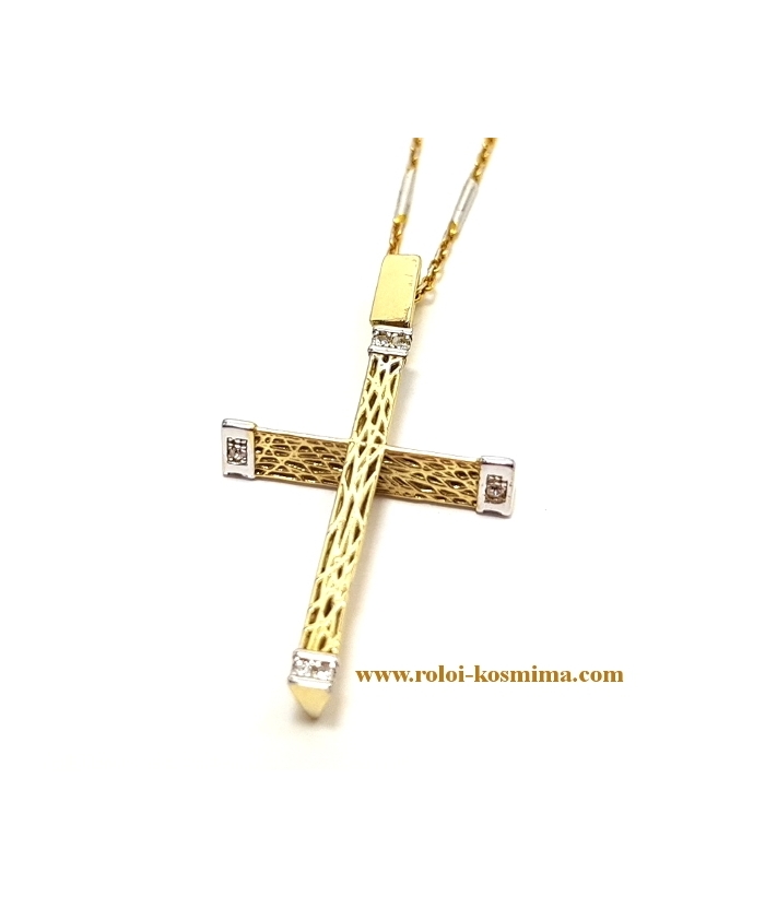 Cross gold K14