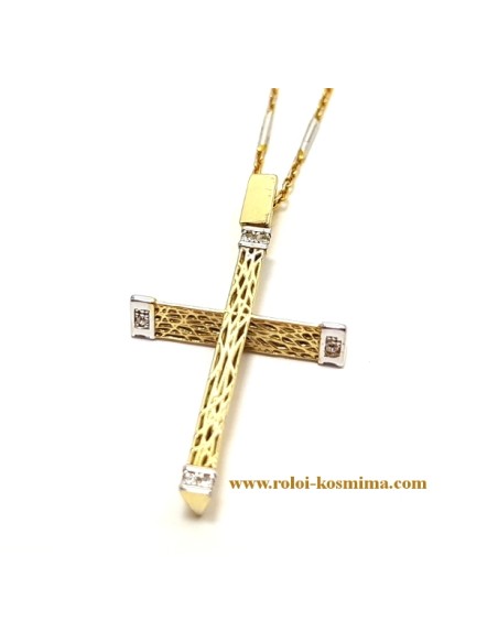 Cross gold K14
