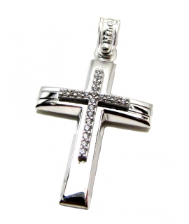 Cross Baptism Whitegold K14