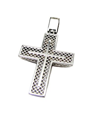 Cross Baptism Whitegold K14 2