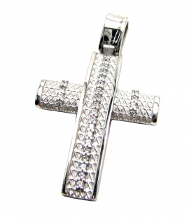 Cross Baptism Whitegold K14