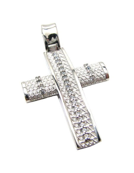 Cross Baptism Whitegold K14
