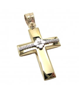 Cross Baptism gold K14  2