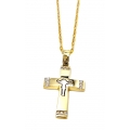 Cross Baptism gold K14
