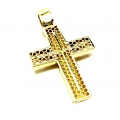 Cross Baptism gold K14