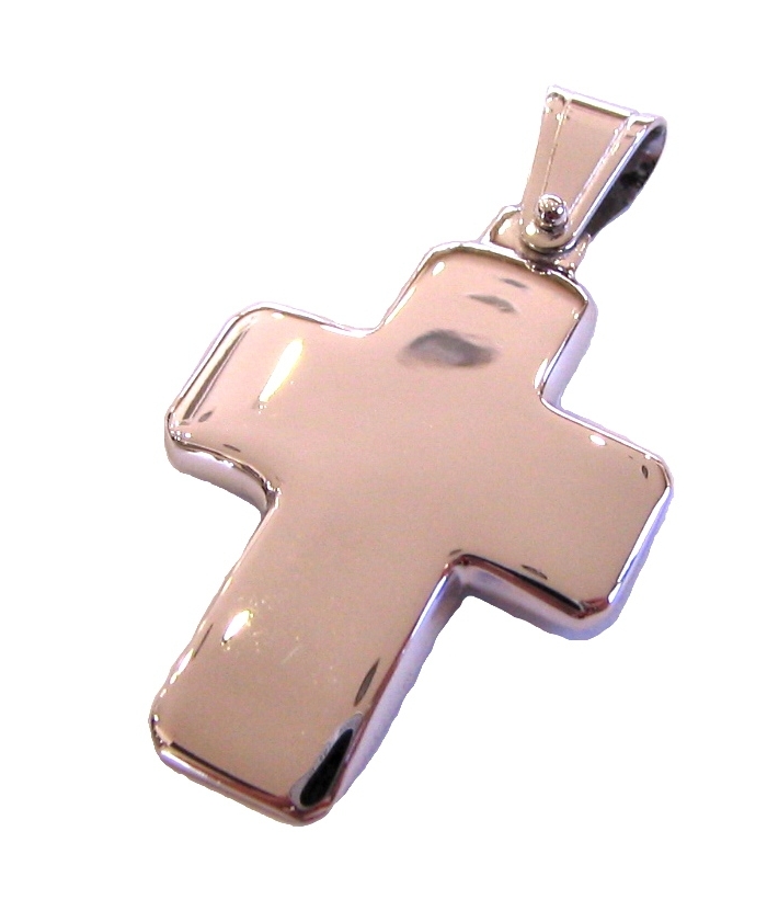 Cross Whitegold K14 'Shiny'