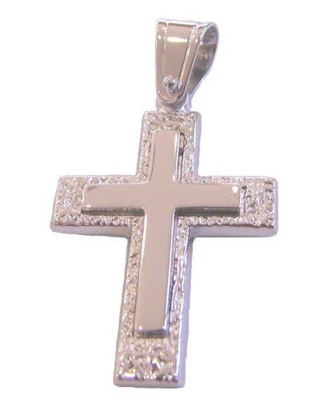 Cross Whitegold K14 