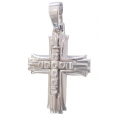 Cross Baptism whitegold K14