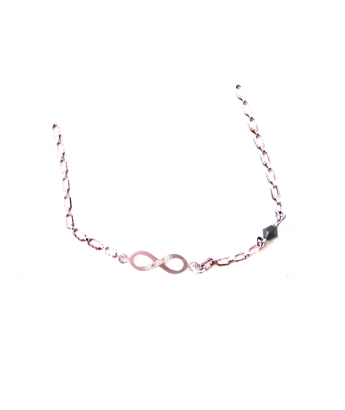 Bracelet Whitegold with infinity
