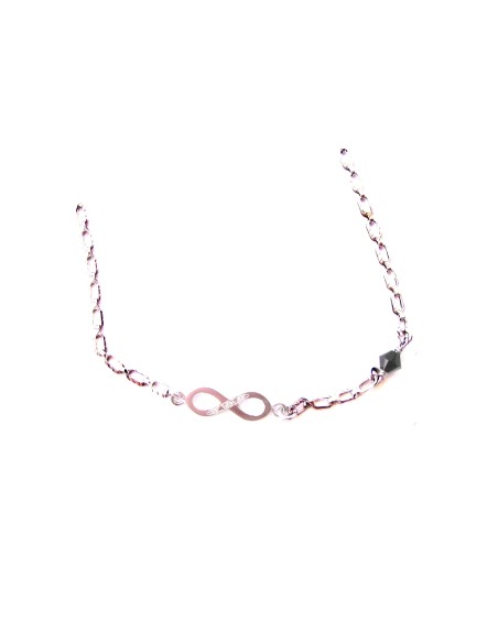 Bracelet Whitegold with infinity