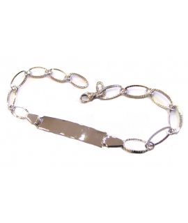 Child name Bracelet whitegold K14 2