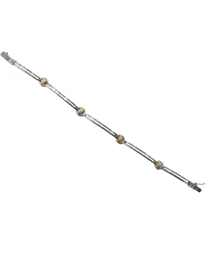 Bracelet whitegold K14