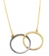 Necklace Gold K14 "Circles"