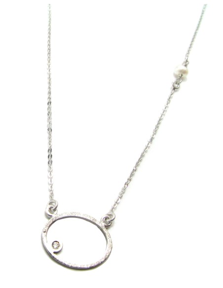 Necklace Gold K14 'Circle'
