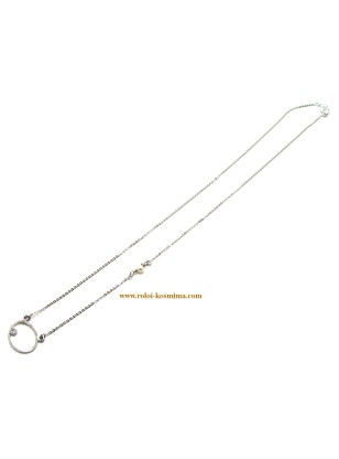 Necklace Gold K14 'Circle' 2