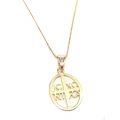 Necklace gold "ICXR NIKA"