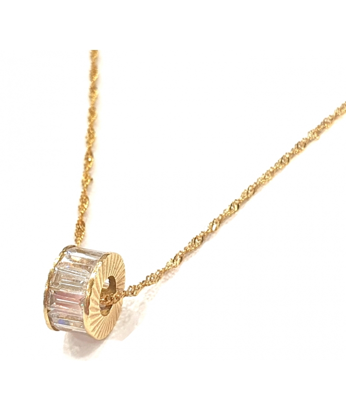Necklace Gold  'wheel'