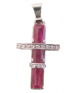 Cross whitegold κ14 'Rubin' 2