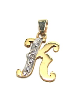 Monogram Gold K14 ''Κ'' 2
