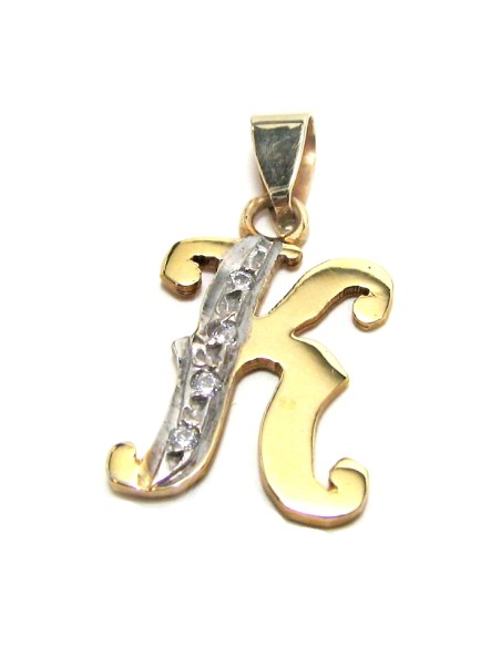 Monogram Gold K14 ''Κ''