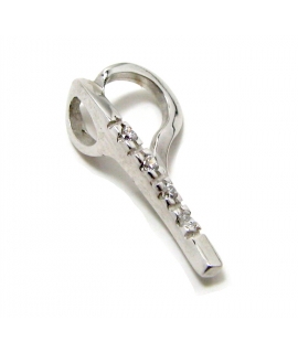 Monogram Whitegold K14 ''Ρ''
