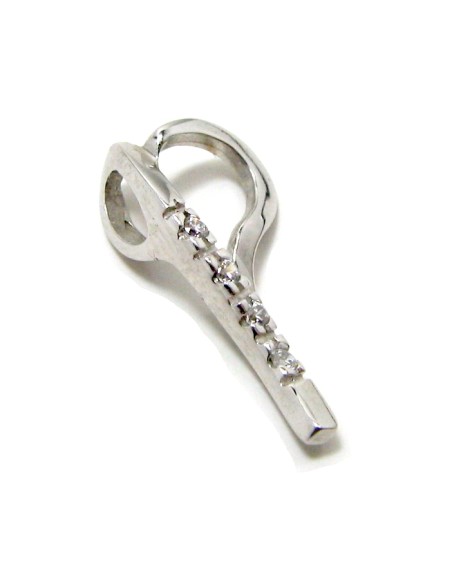 Monogram Whitegold K14 ''Ρ''
