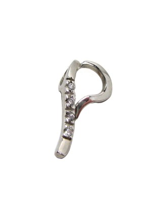 Monogram Whitegold K14 ''Ρ'' 2