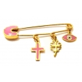 Child Pendant Silver goldplated