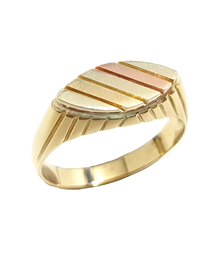 Ring Man's gold K14 type Cartier