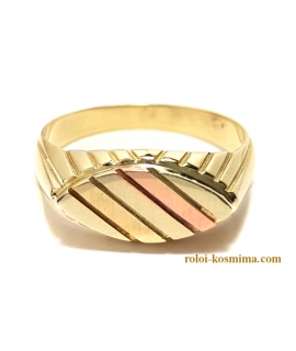 Ring Man's gold K14 type Cartier 2