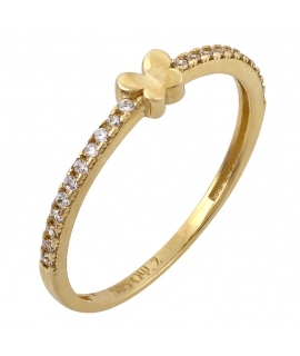 Ring gold K14 "Butterfly"