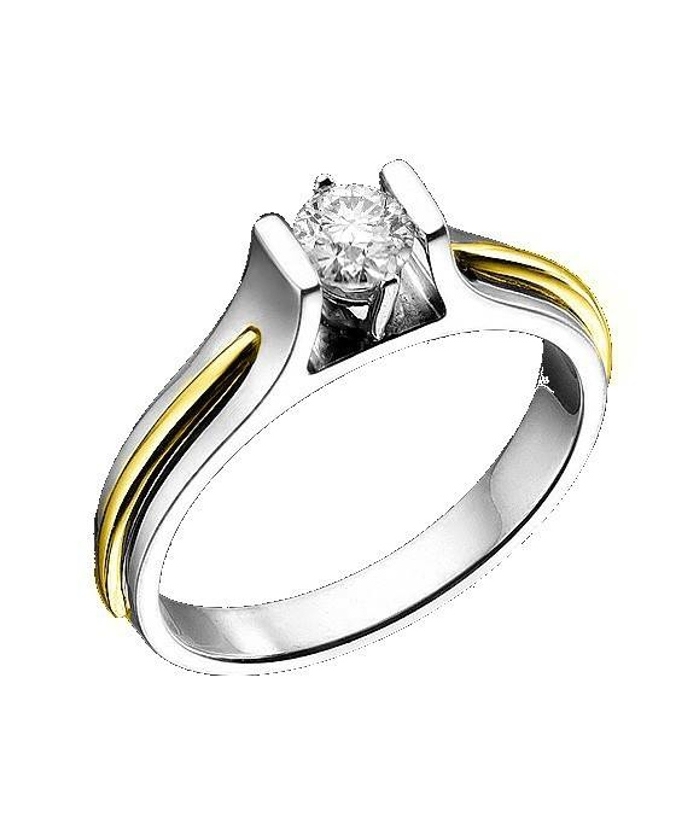 Engagement Ring K18 diamond