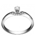 Engagement Ring K18 with 13 diamonds
