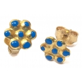Earrings children Gold 'Elephants'