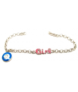 Bracelet Child Silver "Girl"