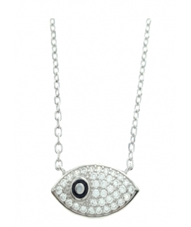 Necklace Silver 'Eye'