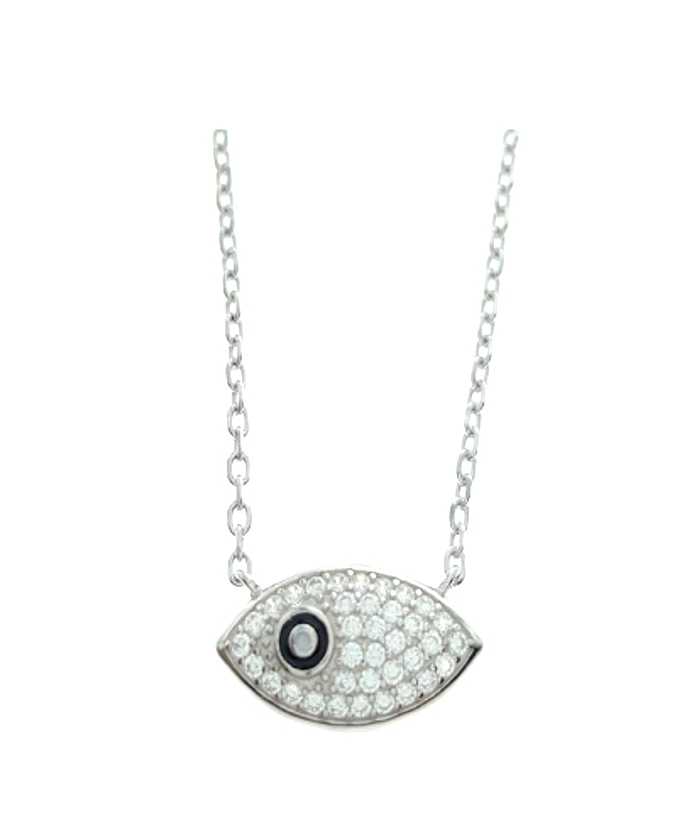 Necklace Silver 'Eye'
