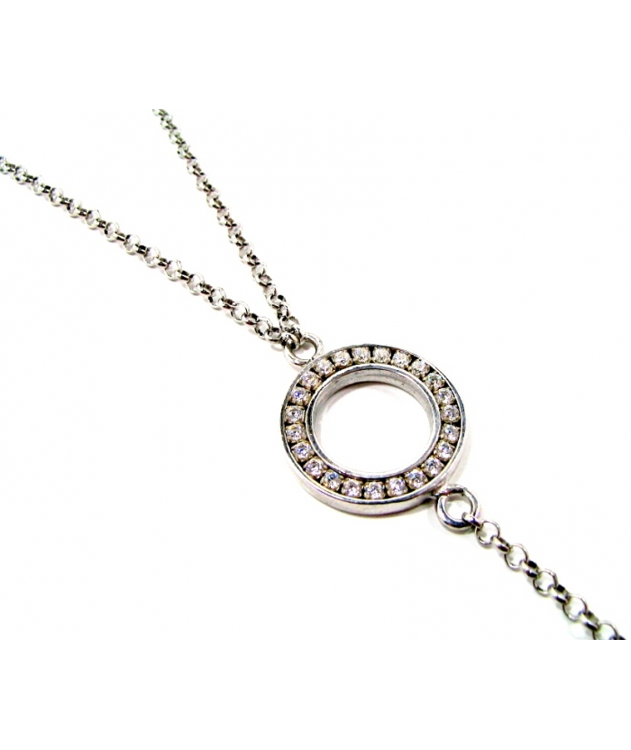 Necklace Silver 'Circles'