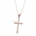 Cross Silver "Line zircons"