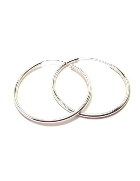 Earrings hoop Silver Classic XL