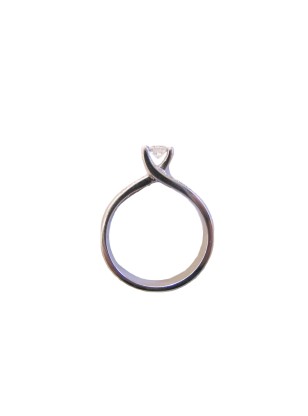 ΜΟΝΟΠΕΤΡΟ ΔΑΚΤΥΛΙΔΙ Κ18 ΜΕ ΔΙΑΜΑΝΤΙΑ 0,28ct 2