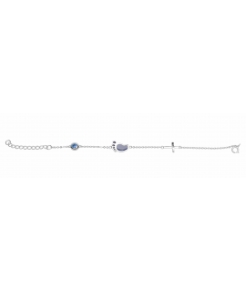 Bracelet Child Silver 'Foot'