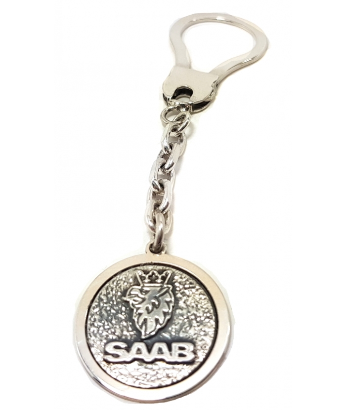 Keyholder Silver "SAAB"