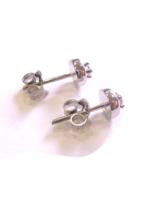 Earrings Whitegold K14  2